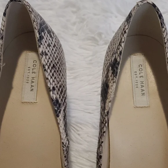Cole Haan | snake skin heel | sz 9 - Picture 9 of 13